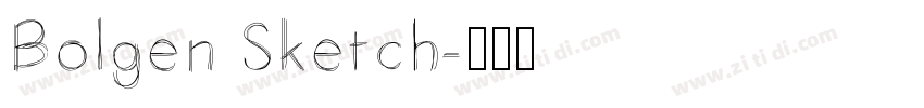 Bolgen Sketch字体转换